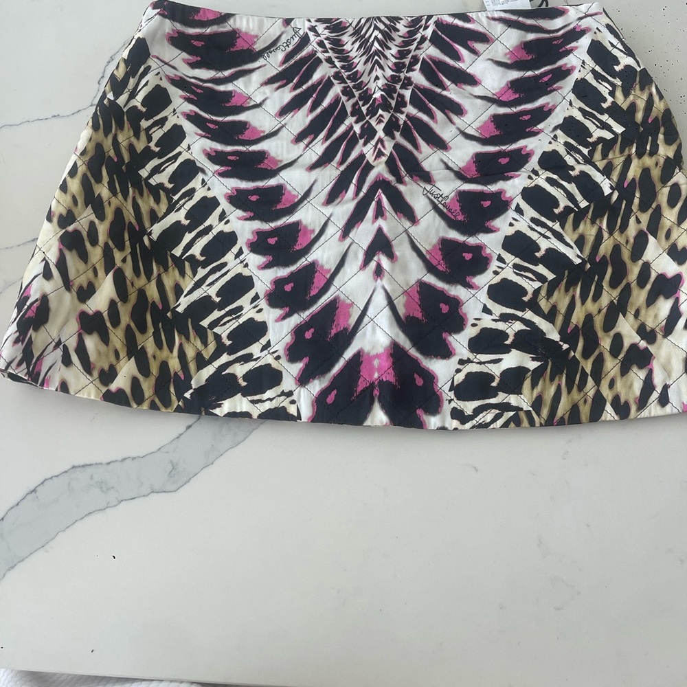 Just Cavalli Animal Print Mini Skirt | Made in Italy | Size 40 | Designer NWT